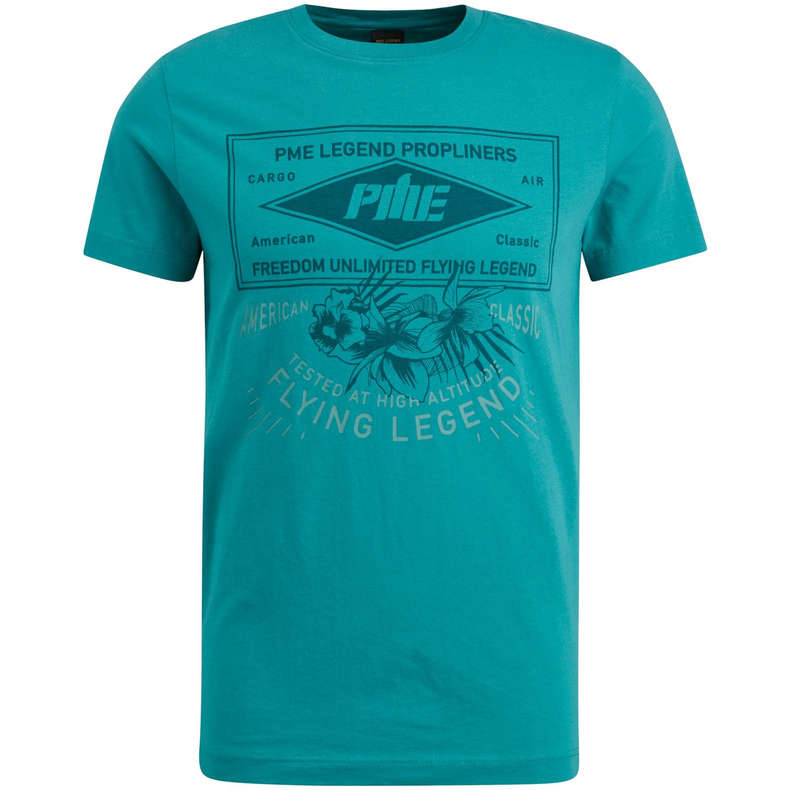 Short sleeve r-neck single jersey lw play L Regular Fit - Tropical Green