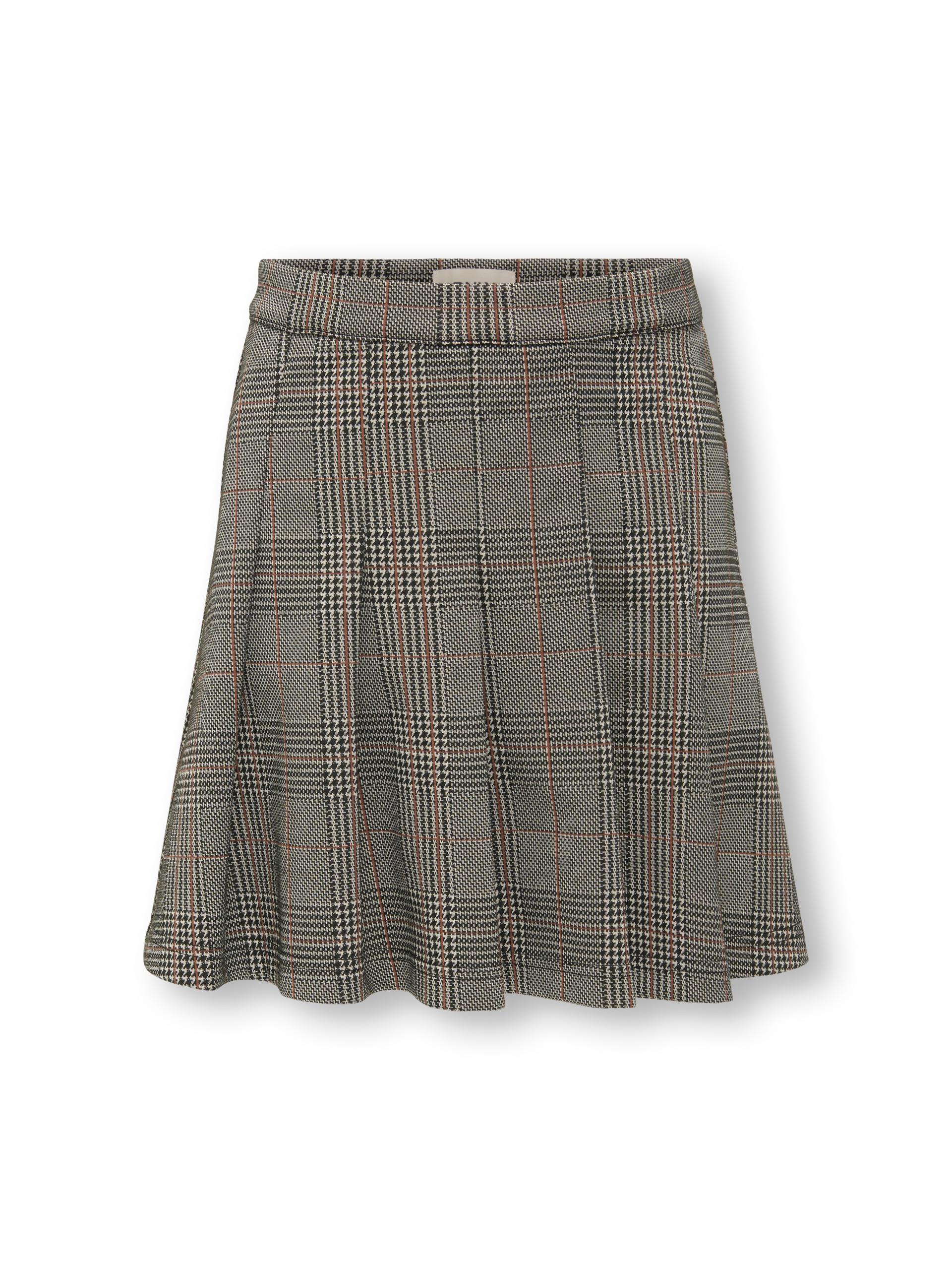 KOGFINE PLEAT SKIRT JRS 140 - Seal Brown
