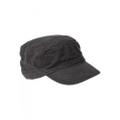 Größenverstellbare Kuba-Cap aus Organic Cotton OS - Asphalt