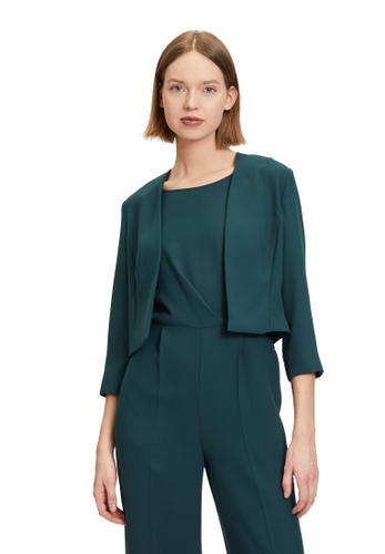 Blazer-Jacke 38 Figurumspielend - Aventurine Green