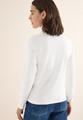 Langarmshirt in Rippstruktur XXL - Vanilla White