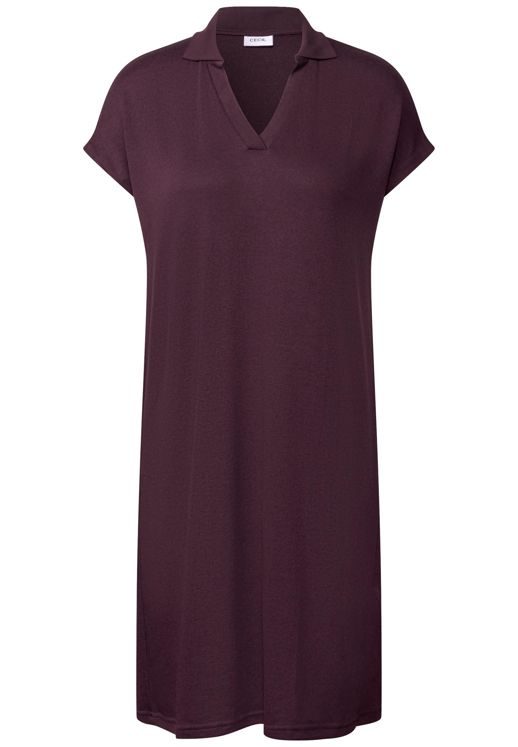 Sommerliches Strick-Kleid XS - Mulberry Red