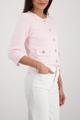 Strickjacke mit Flammgarn 36 - French Rose
