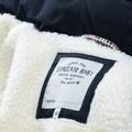Jacke mit Wording auf der Kapuze 74 bequem - Deep Marine