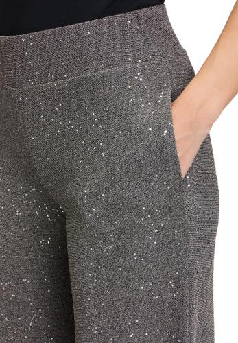 Modern fit Hose 36 Gerade - Schwarz/gold