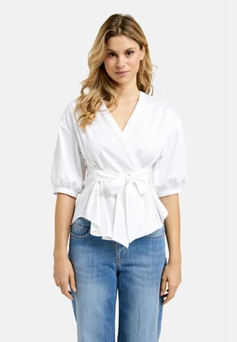 Blouse with Knot M - White
