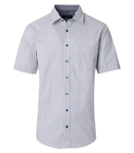 Freizeithemd Kurzarm M Comfort Fit - Blau