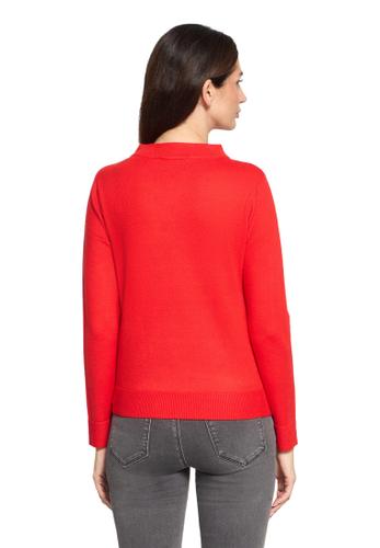 Strickpullover 40 Gerade - High Risk Red