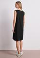Knielanges Kleid mit Schnallendetail 34 - Black