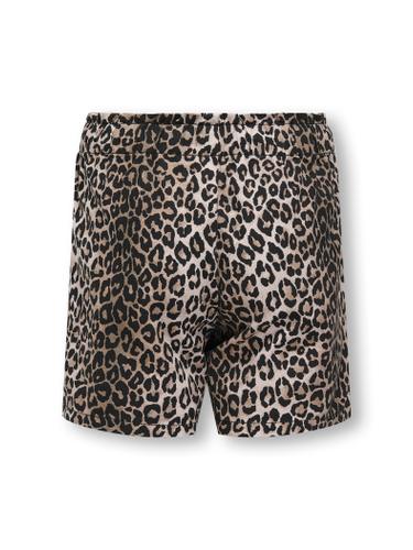 KOGSANDRA PRINTED SHORTS PNT 158 Locker geschnitten - Black