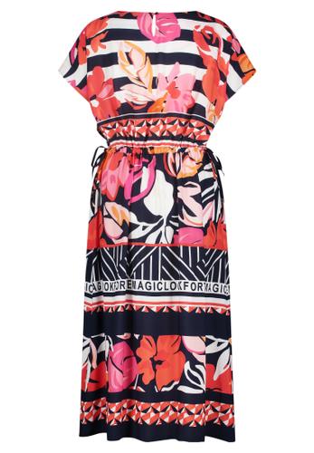 Maxikleid 44 Lässig - Red/dark Blue