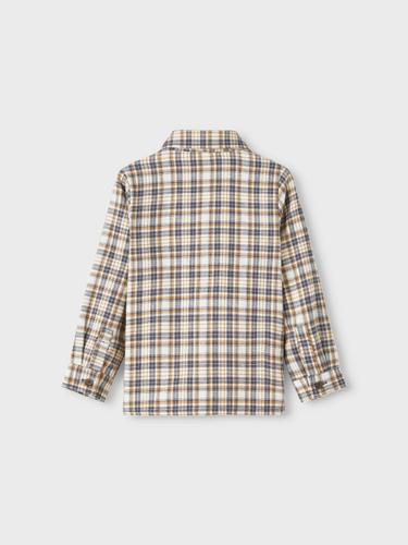 NMMRESOREN LS SHIRT 104 Normal geschnitten - Buttercream