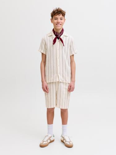 JPSTJAIDEN COBA STRIPE JOG SHORT M JNR 146 Jogger Fit - Antique White