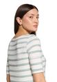 Ringelshirt 40 Leicht tailliert - Cream/Mint