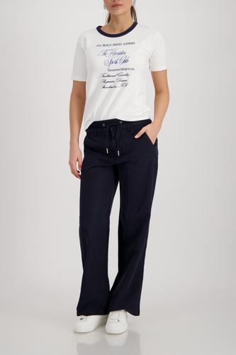 T-Shirt mit Strassschrift