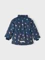 NMFMAXI JACKET FOIL AOP NOOS 98 - Dark Sapphire