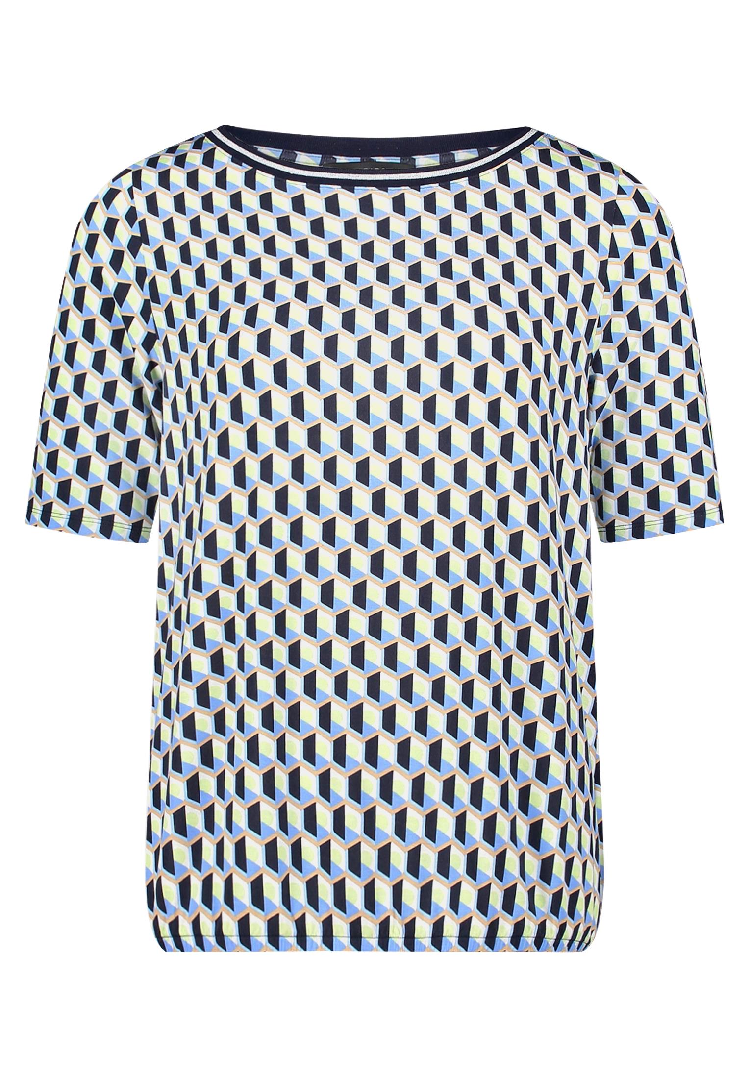 Casual-Shirt 42 Figurumspielend - Blau/Grün