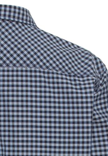 Vichy Karohemd aus reiner Baumwolle Blau 3XL