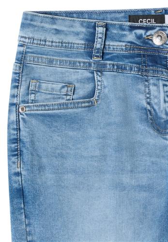 3/4 Slim Leg Jeans im Casual Fit 32/3/4 Hosen - Light Blue Washed