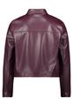 Lederjacke 36 Lässig - Dark Aubergine