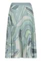 Plisseerock 42 Figurumspielend - Mint/Green