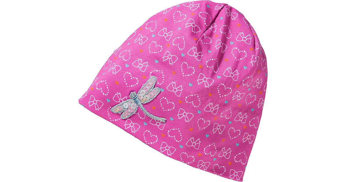 Beanie mit UV-Schutz pink Gr. 49 Mädchen Kleinkinder