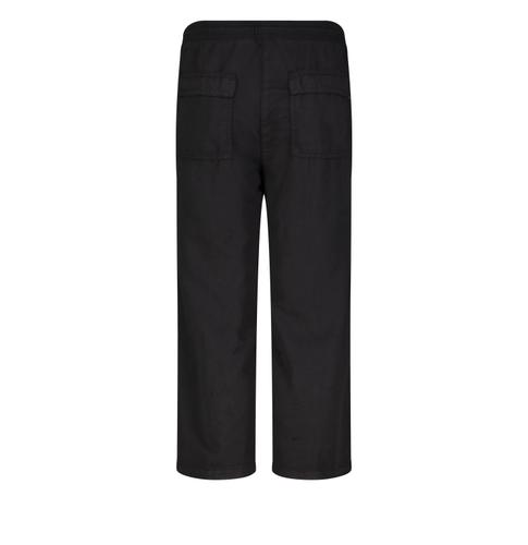 MAC JEANS - CULOTTE casual, Cotton linen tencel 36/OL - Schwarz
