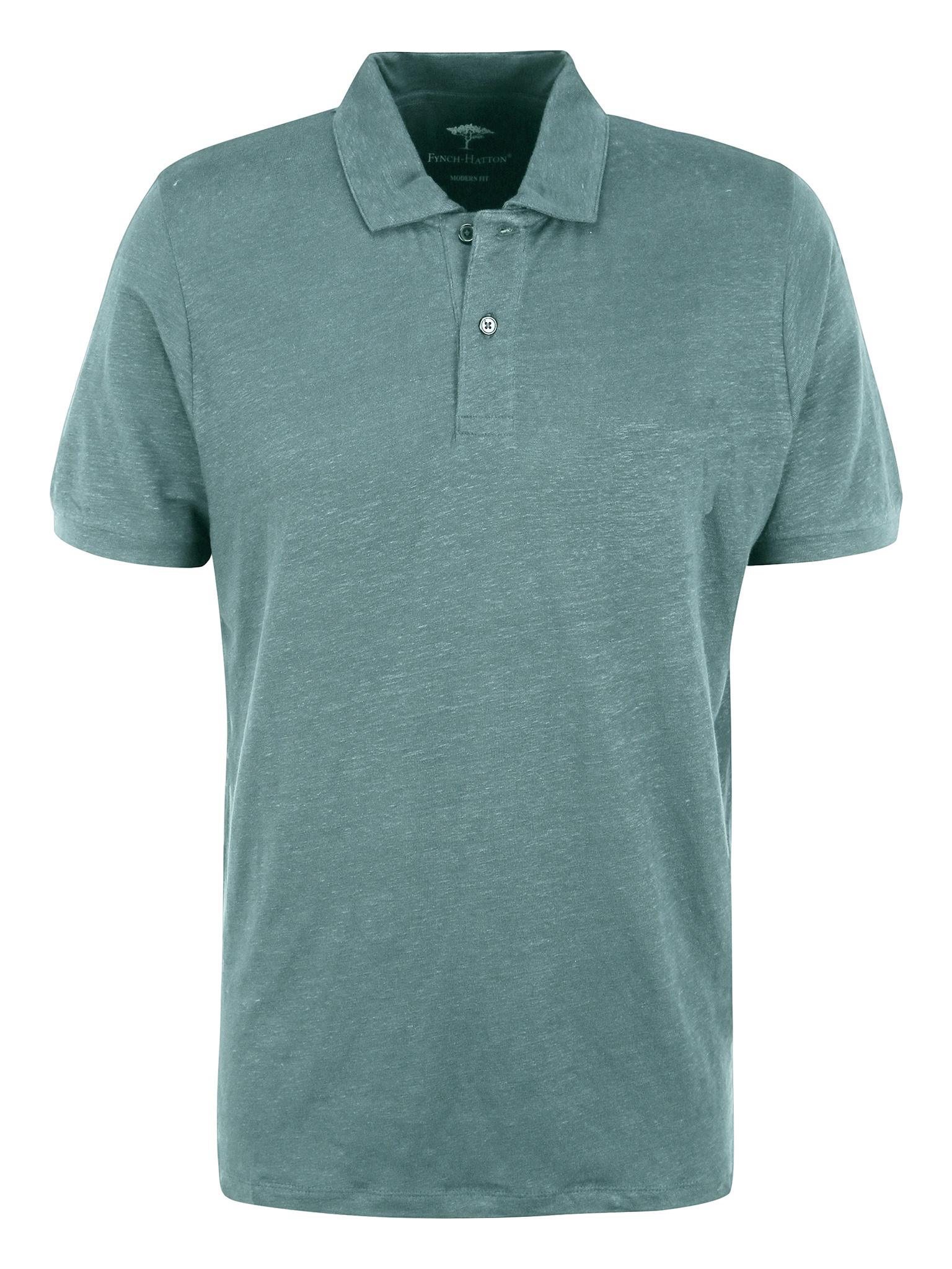 Polo, Linen XXL Casual Fit - Lindgreen