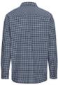 Vichy Karohemd aus reiner Baumwolle Blau 3XL