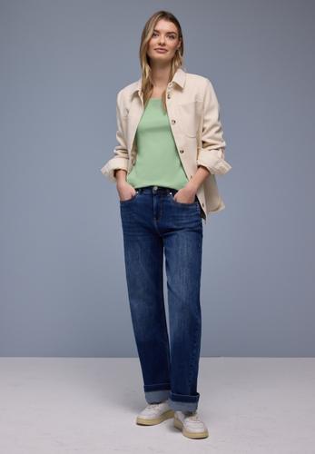 Basic Shirt mit blickdichter Front 40 - Pale Mint Green