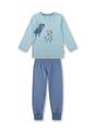 Schlafanzug lang 092 - Milky Blue