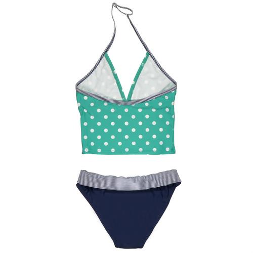 KG Tankini 152 - SEAGREEN DOT AOP