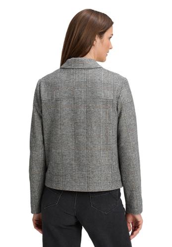 Casual-Jacke 42 Lässig - Black/camel