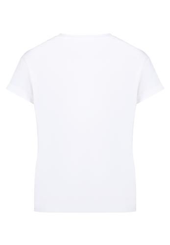 Casual-Shirt M Lässig - Patch White/Silver