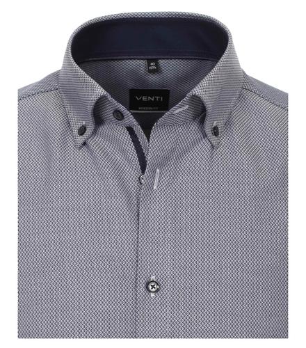 Dobby Hemd uni 40 VM - Blau