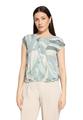 Blusenshirt 38 Figurumspielend - Mint/Green