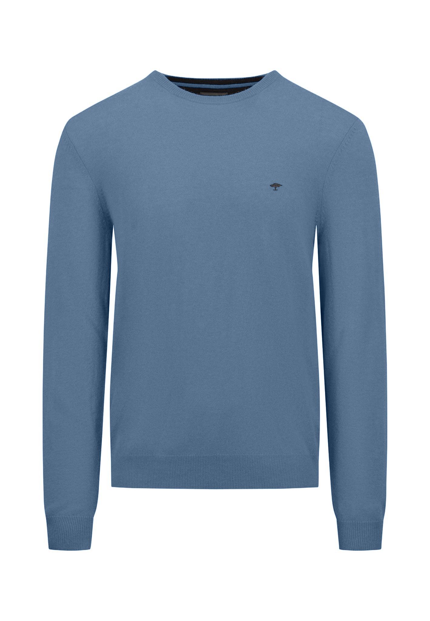 O-Neck, Merino Cashmere XXL Casual Fit - Cloud Blue