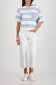 Sweatshirt mit Streifen und Schmuckdetails
