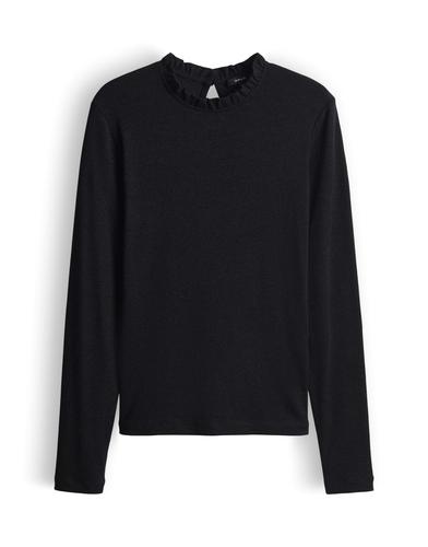 Langarmshirt "Sanba" - Schwarz / 36