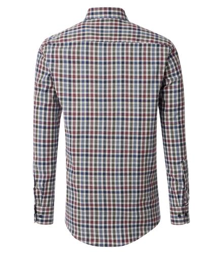 Flanellhemd 3XL Casual Fit - Blau