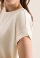 T-Shirt mit Boatneck im Strick-Look