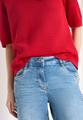 Kurzarm Pullover mit Struktur