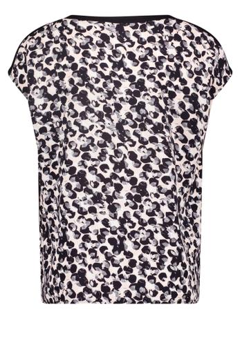 Blusenshirt 36 Figurumspielend - Black-nature