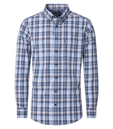 Freizeithemd 3XL Comfort Fit - Blau