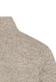 Strickjacke mit Stehkragen XXL Regular Fit - Oatmeal