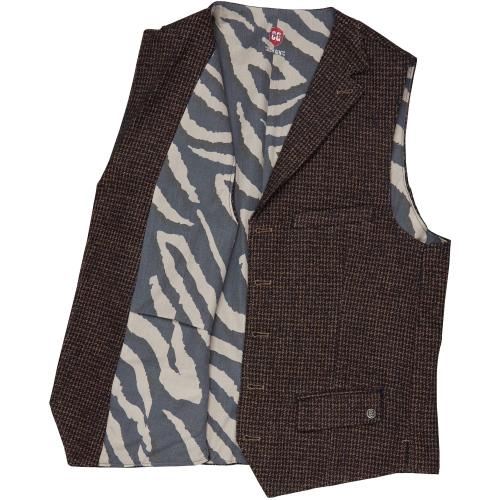 Weste/Waistcoat CG Mortimer 52 tailored fit - Braun Mittel