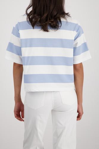Sweatshirt mit Streifen und Schmuckdetails