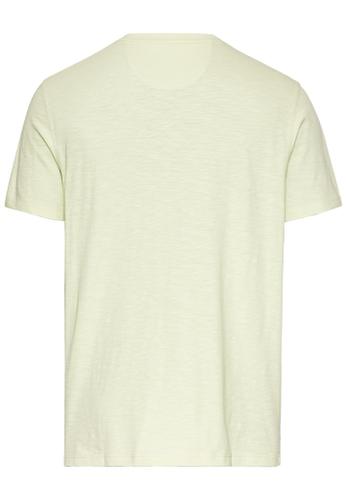 Kurzarm Henley aus Organic Cotton Grün 3XL