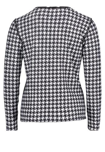 Sweatshirt 44 Figurumspielend - Schwarz/weiß