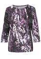 Rdh.-Shirt, 3/4 Arm, Druck 42 - Winterbloom Combo